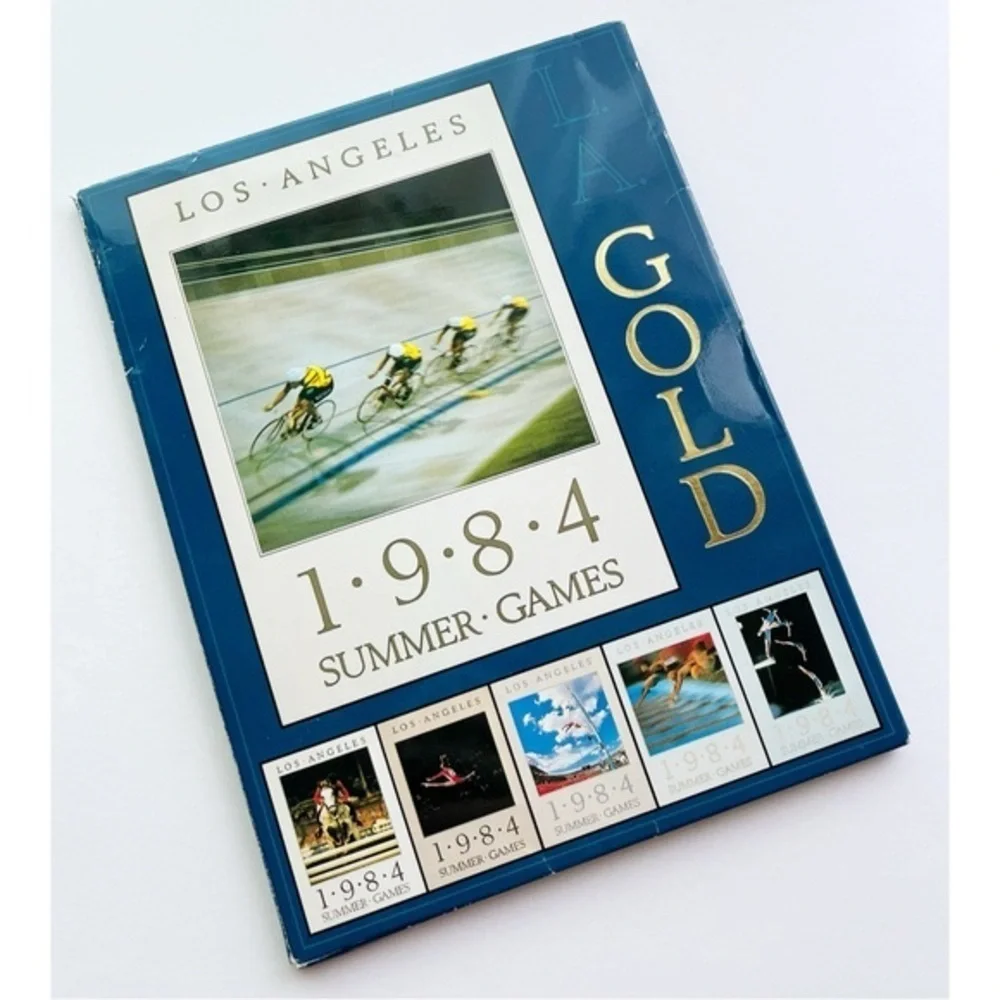 RARE Summer Games Olympics 1984 Los Angeles Postcards New Vintage